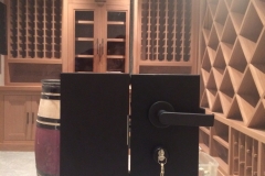 Custom glass Wine Cellar wiith Lock