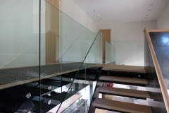 Custom glass railings