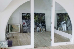 Arched Glass Door Way