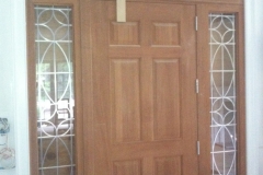 Custom glass entrance door