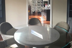 catalina redwood - Half Inch Starphire Tempered Table Top